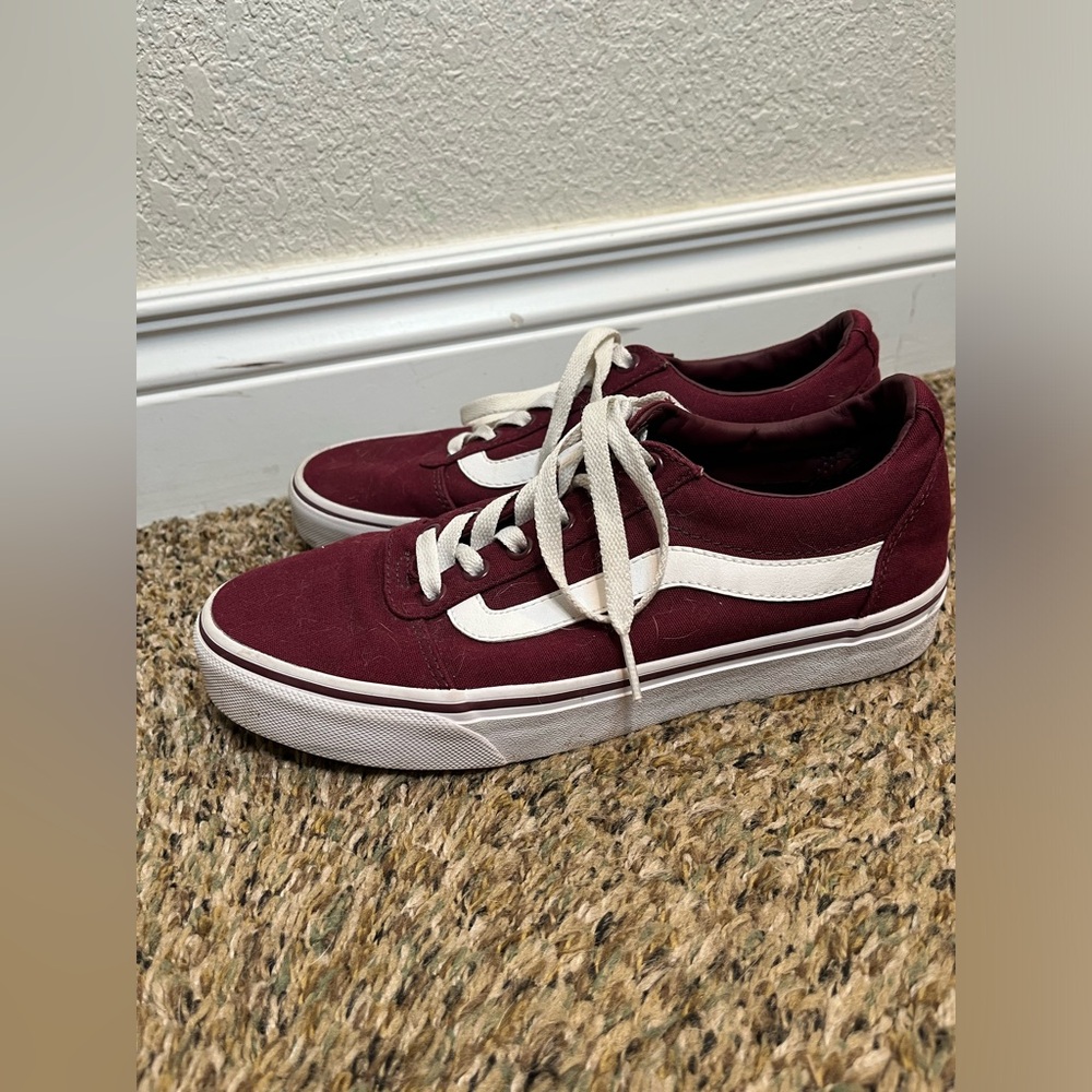 Maroon Vans